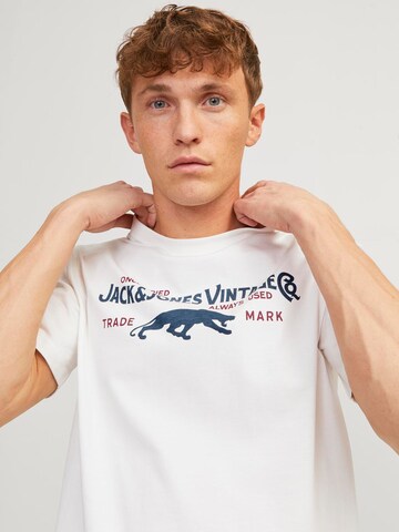 T-Shirt 'MICK' JACK & JONES en blanc