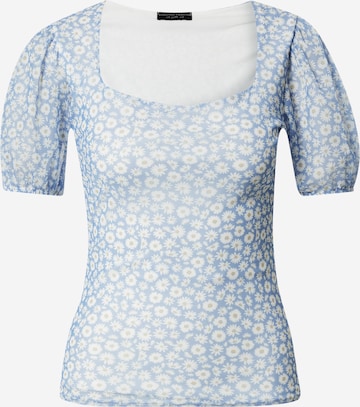 Chemisier Dorothy Perkins en bleu : devant