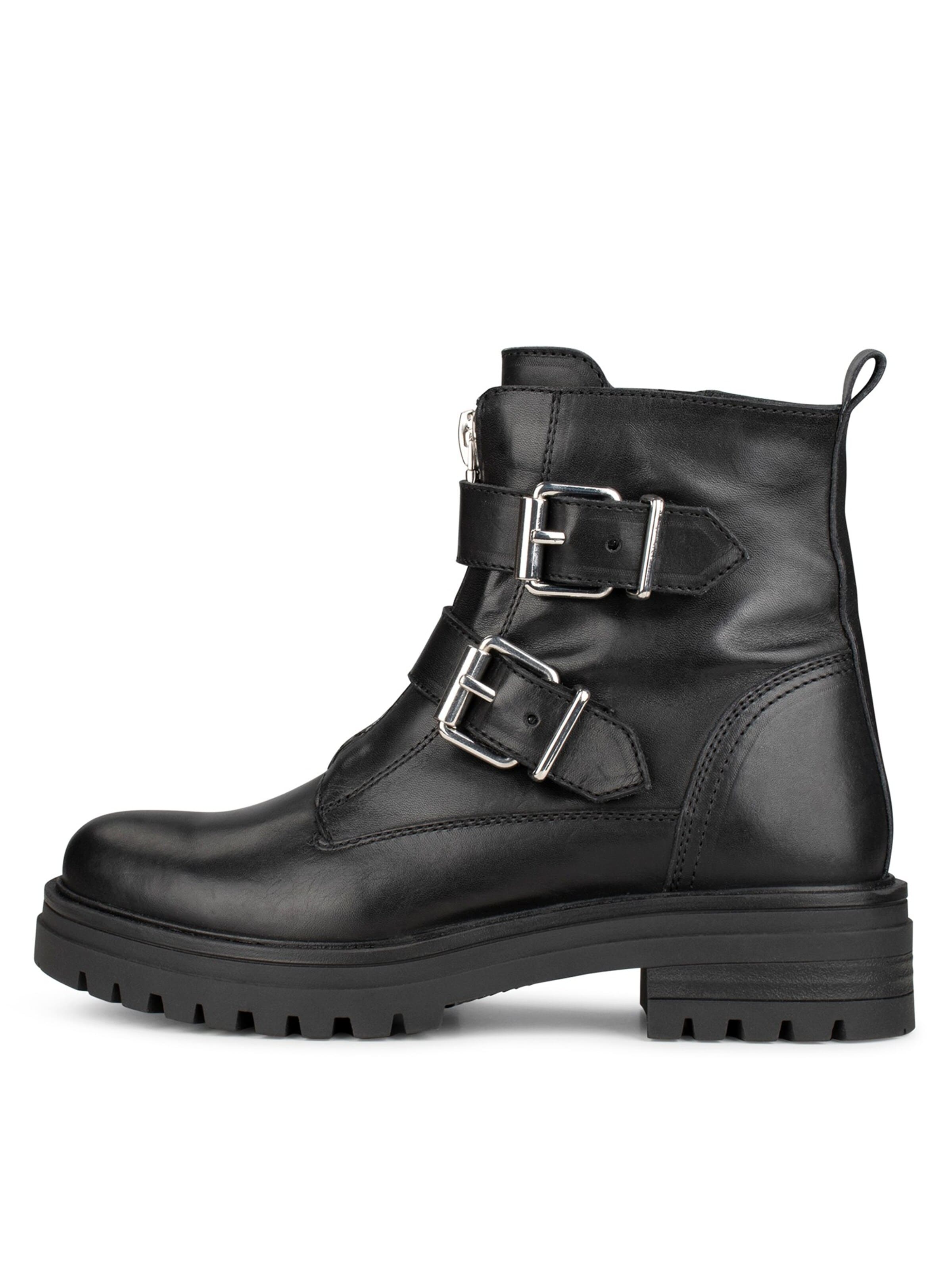 Poelman Boots 'Monk' in Black: front