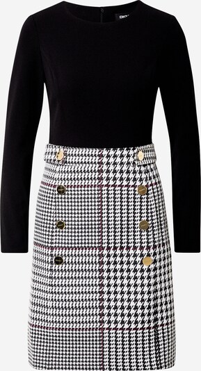 DKNY Robe en rouge / noir / blanc, Vue avec produit