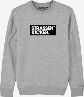 STRASSENKICKER Sweatshirt in Grey: front