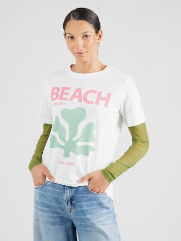 Sublevel - Camisa em branco: frente