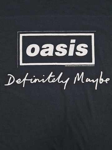 Oasis Shirt 'Oasis- Definitely Maybe Script'‌‌‌‌‌‌‌‌‌‌ in Schwarz