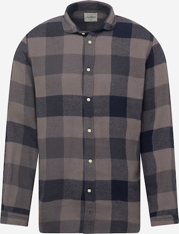 Scalpers - Ajuste regular Camisa 'Bethel Club' en gris: frente