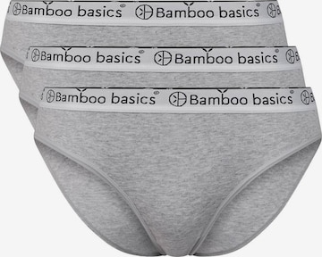 Slip di Bamboo basics in grigio: frontale