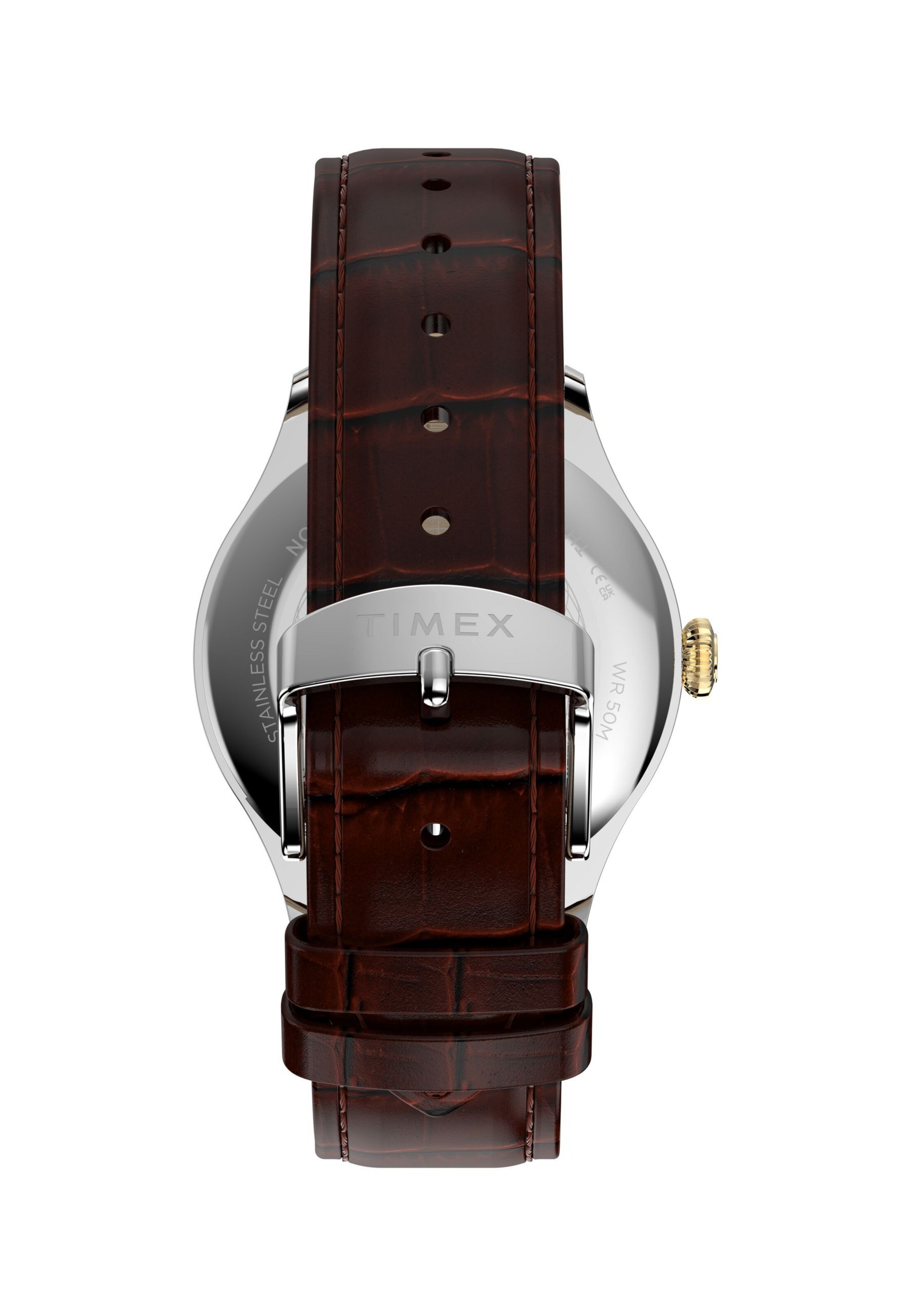 TIMEX Analog watch ' Waterbury Classic ' in Brown