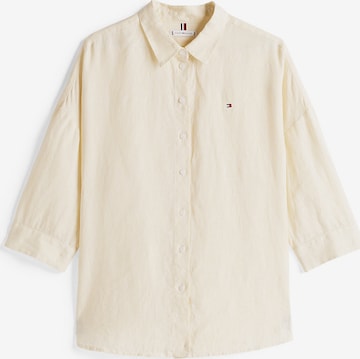 Chemisier TOMMY HILFIGER en jaune : devant