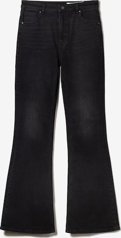 Bershka Levenevä Farkut värissä musta: etupuoli