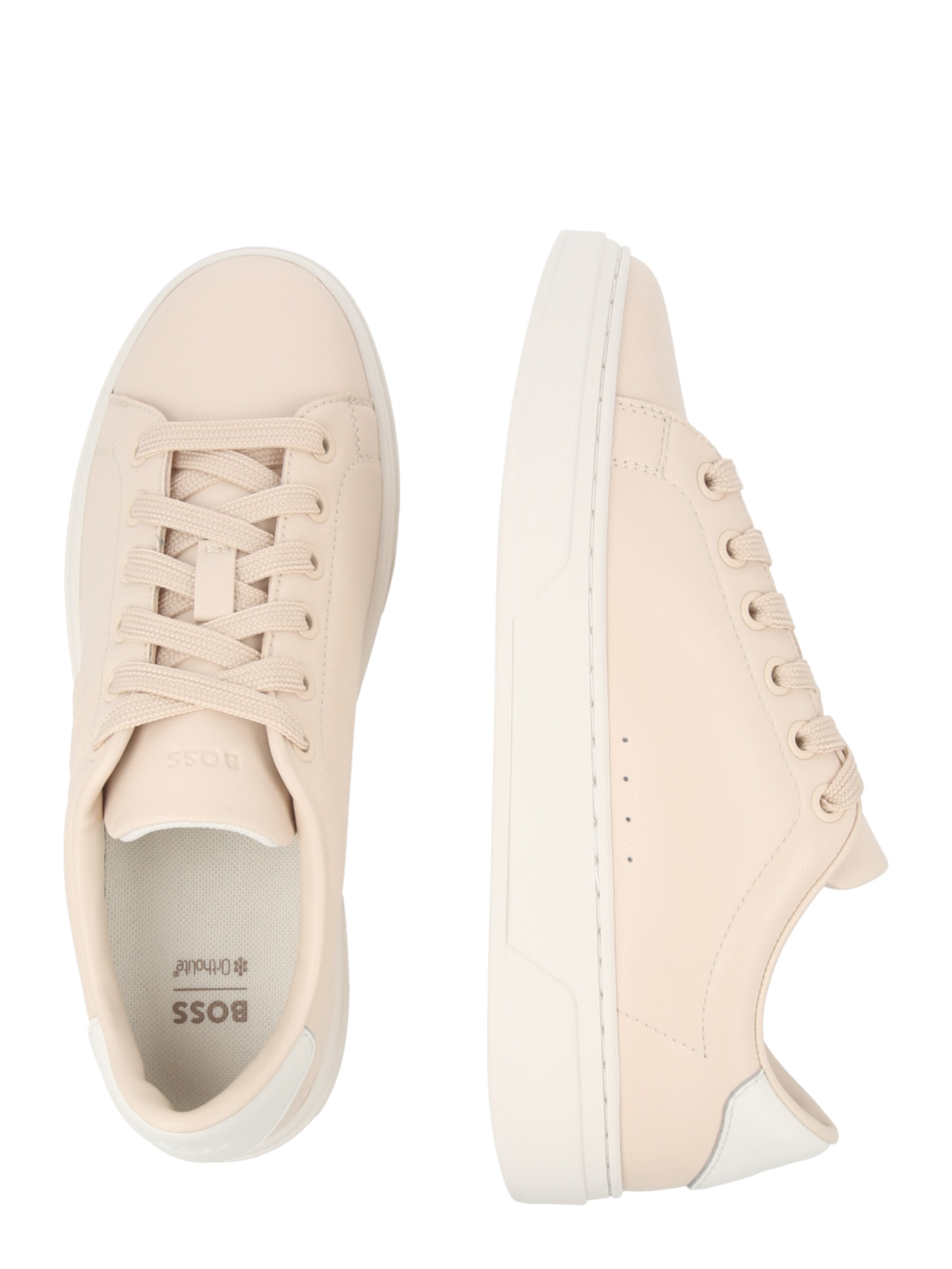 BOSS - Sapatilhas baixas 'Kieran' em bege