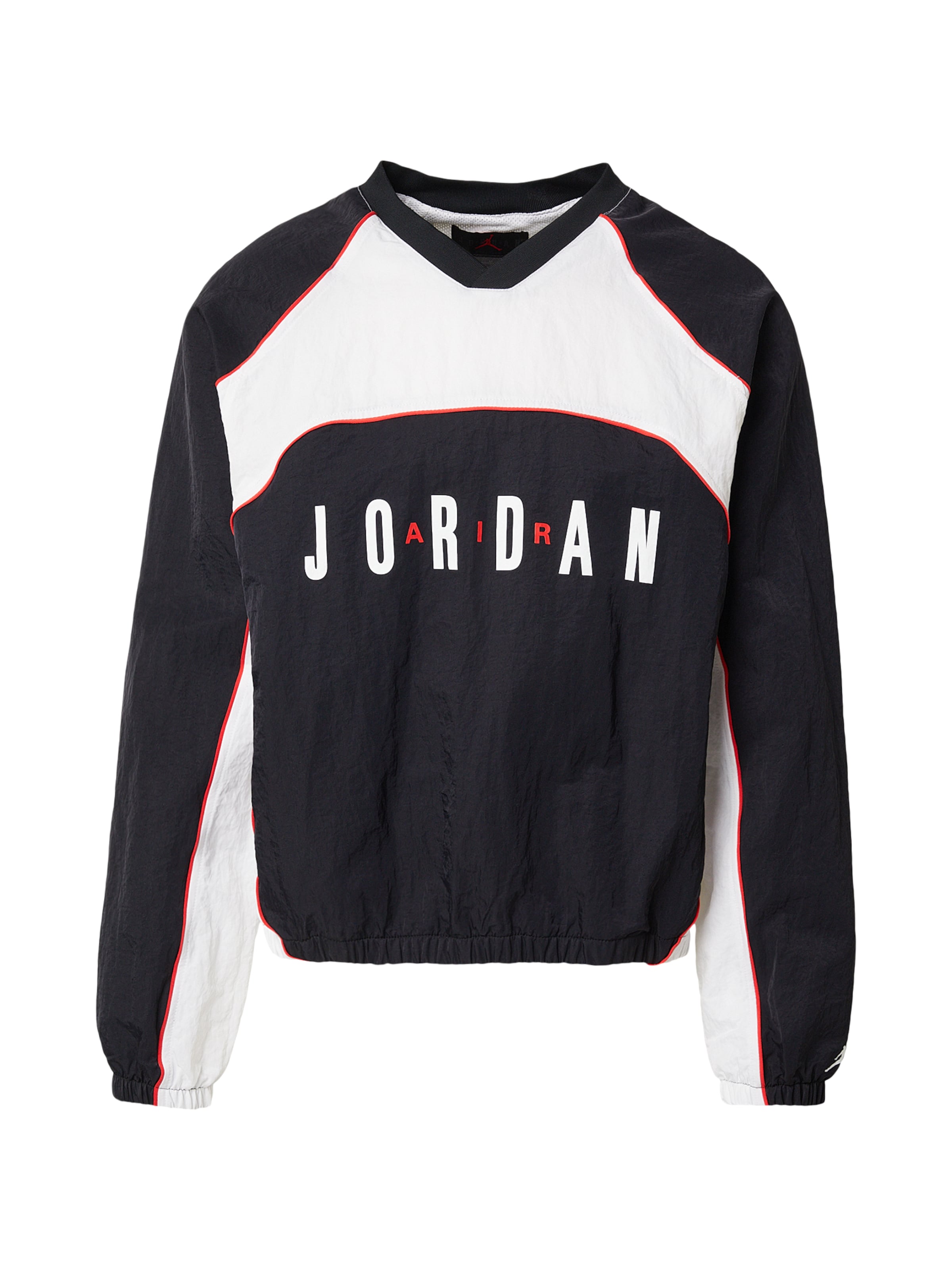 melns Jordan T-Krekls: no priekšpuses