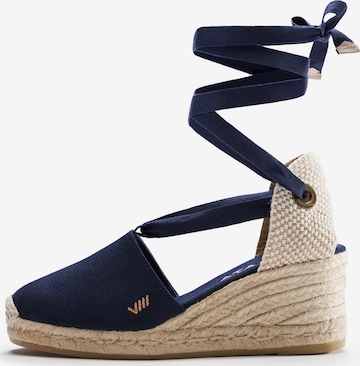 Viscata Espadrilles 'Escala' in Blau: Vorderseite