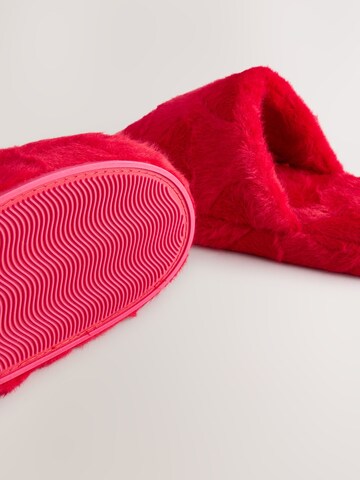 Next - Zapatillas de casa en rojo