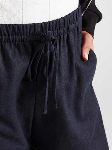 Abercrombie & Fitch Wide leg Broek in Zwart