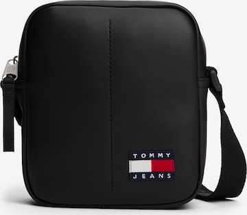 Tommy Jeans Taška přes rameno 'ESS' – černá: přední strana