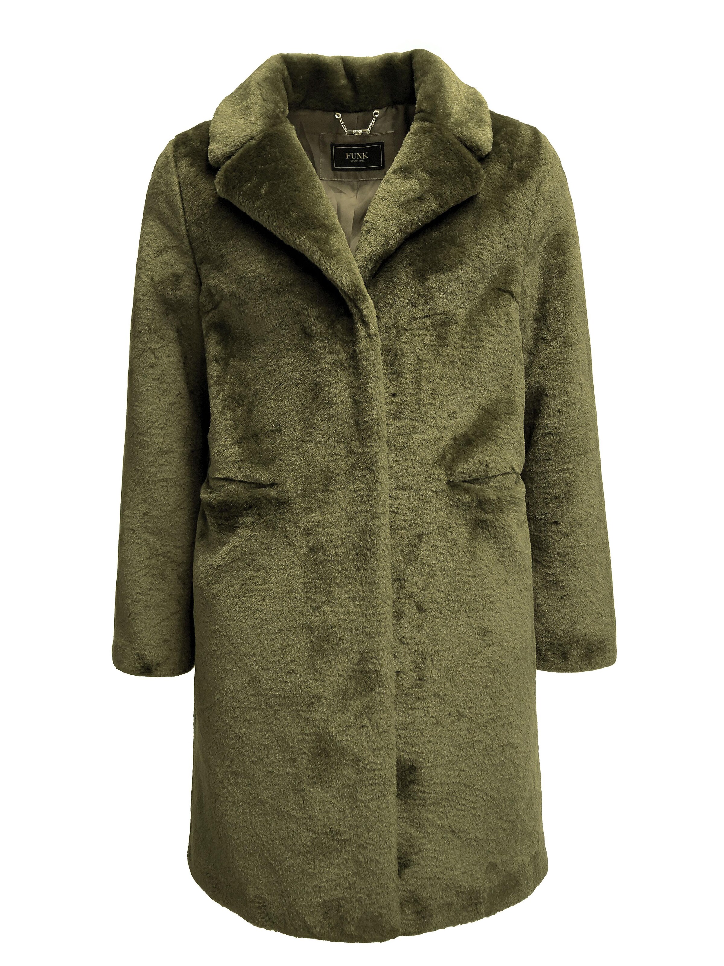 Funk since 1776 Winter Coat in Green: front