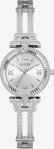 Montre à affichage analogique 'DELPHINE' GUESS en argent : devant
