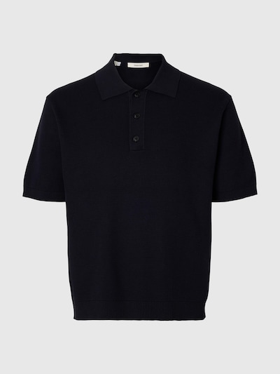 SELECTED Shirt in L in de kleur Marine, Productweergave