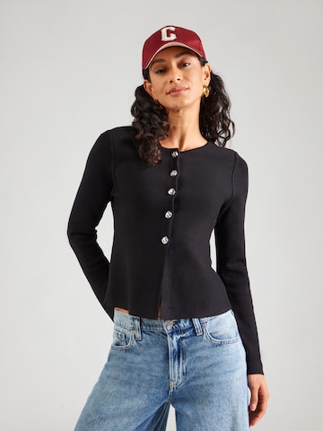 ONLY Strickjacke in Schwarz: Vorderseite