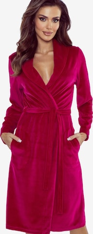 Peignoir long '5022' Vivisence en rouge : devant