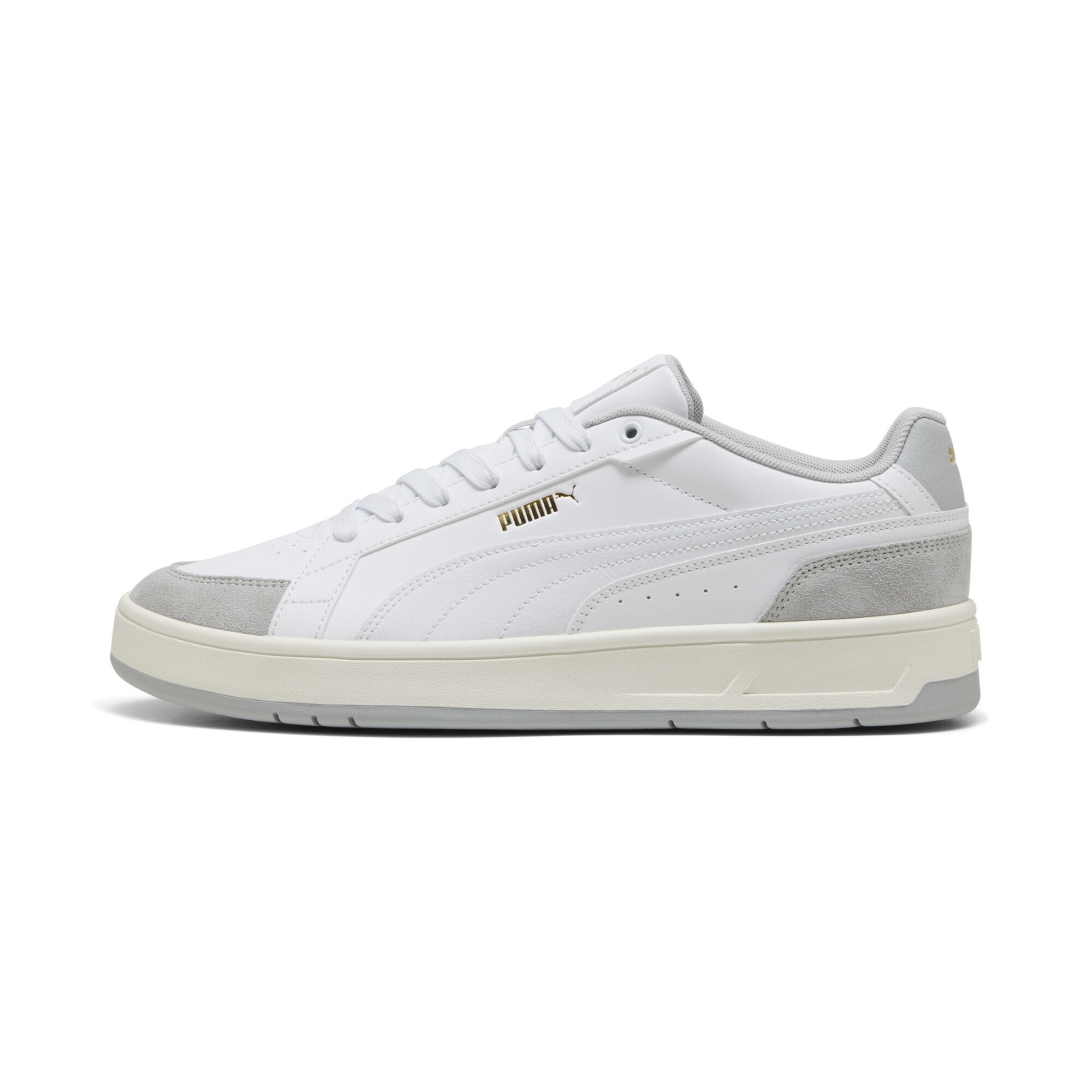 PUMA Platform trainers 'Court' in White: front