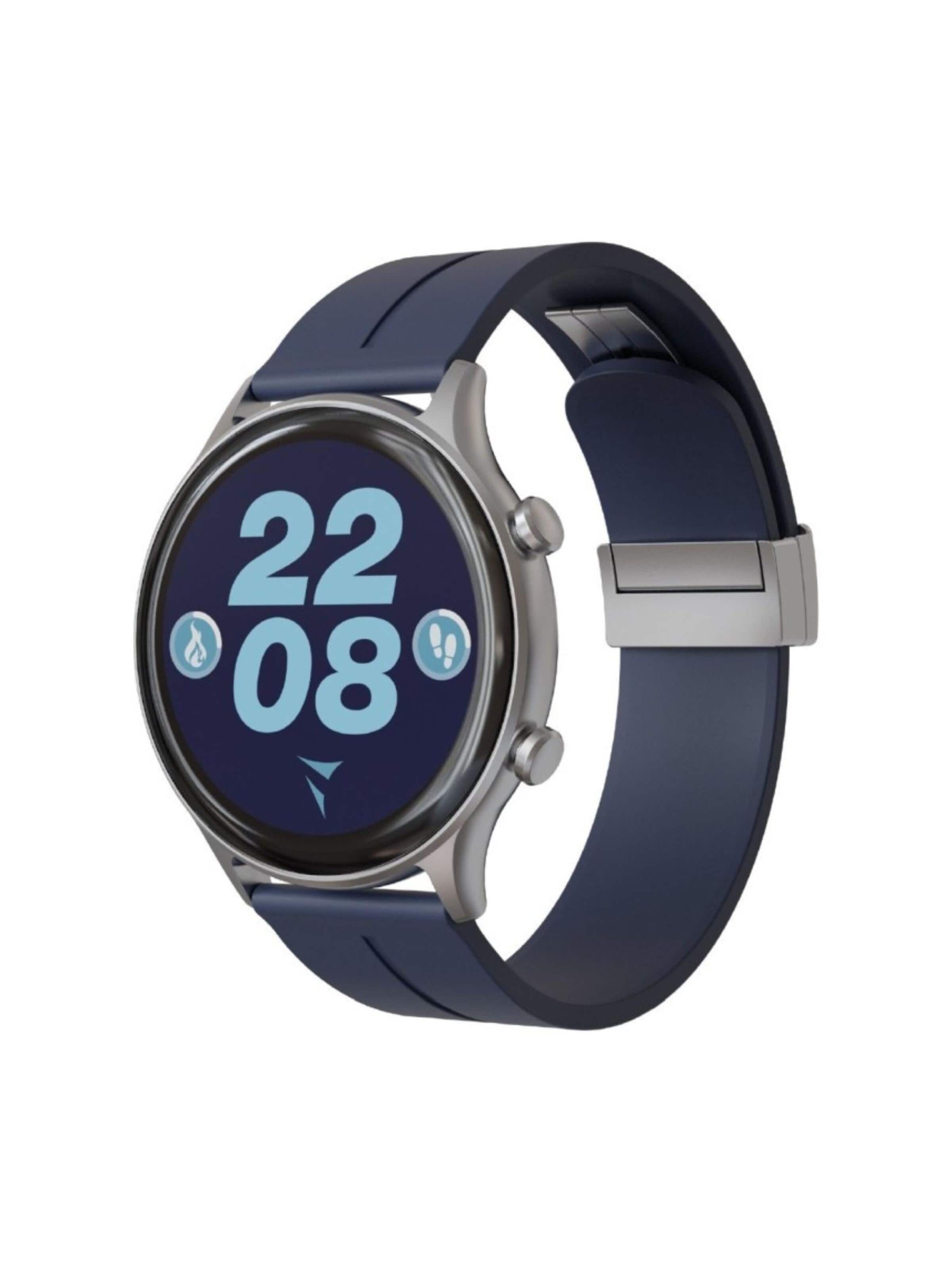 Techmade Digital Watch 'Dynamic 2 Smartwatch - Bundle mit Kopfhörern' in Blue
