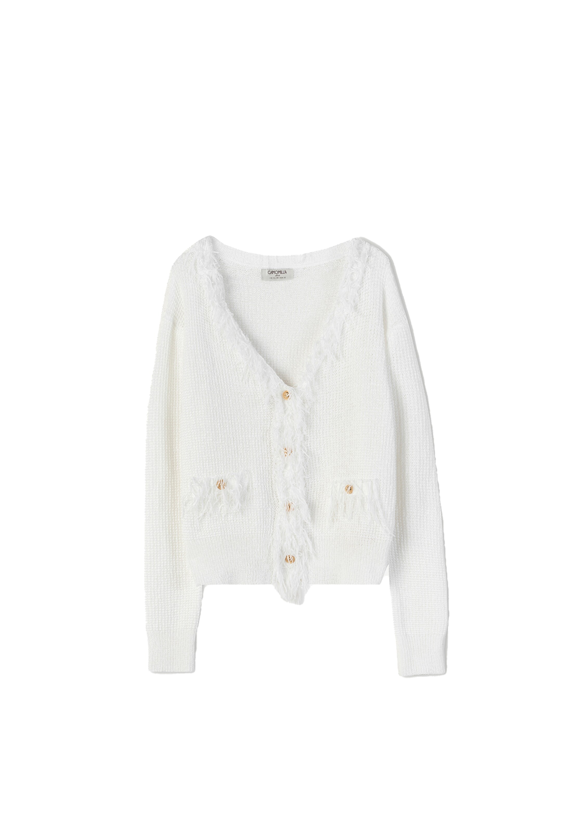 Giacchetta 'Cloe' di Camomilla Italia in bianco: frontale