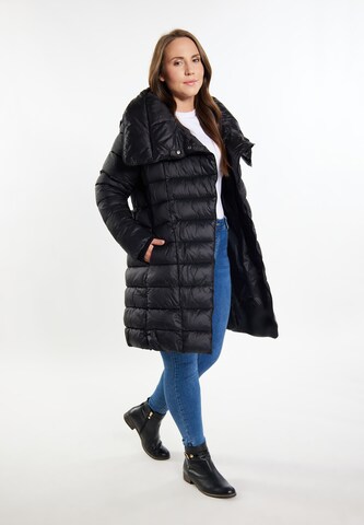 Manteau d’hiver Usha en noir