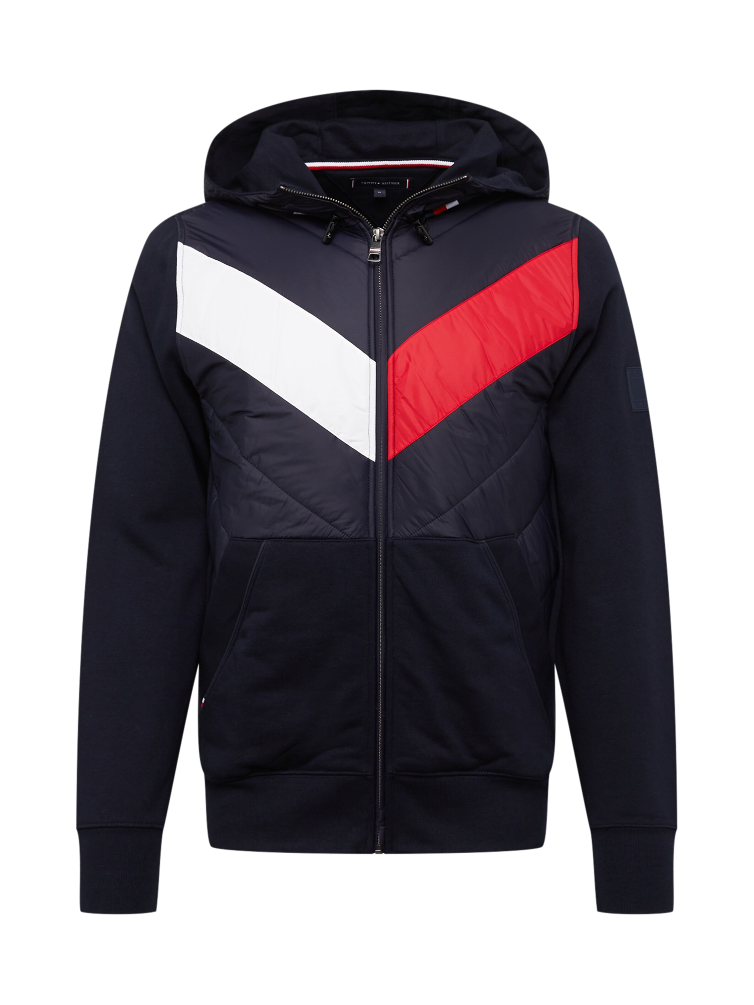 TOMMY HILFIGER Zip-Up Hoodie in Navy | ABOUT YOU