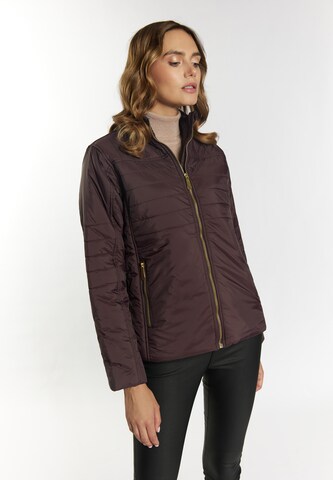 faina Between-season jacket in Brown: front