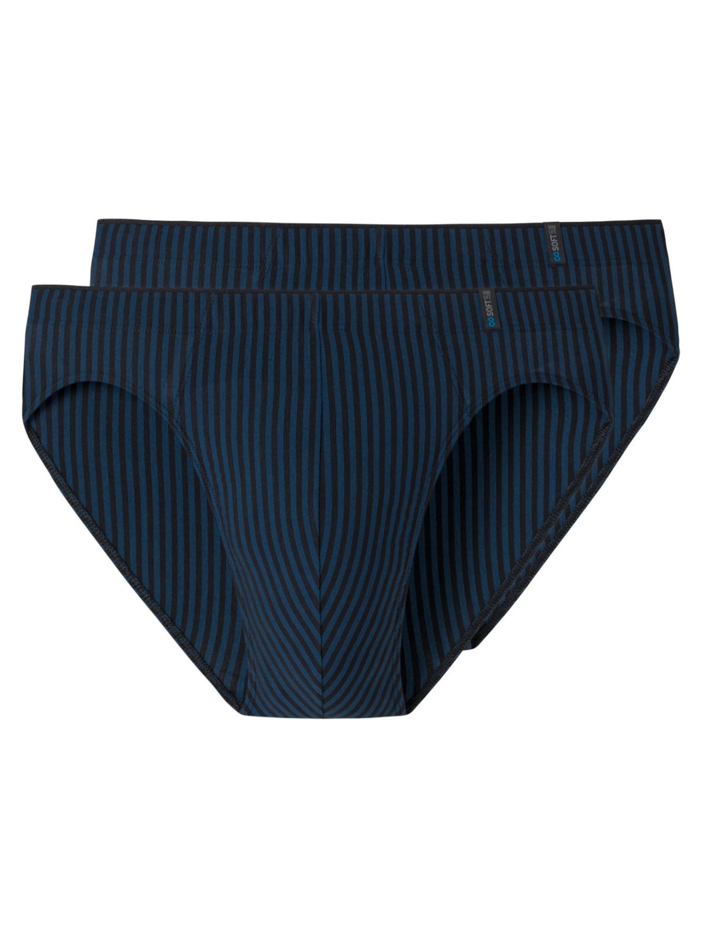 SCHIESSER Slip 'Long Life Soft' in S in de kleur Blauw, Productweergave