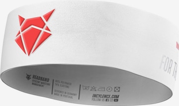 INCYLENCE Athletic Headband in White: front