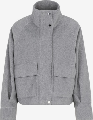 Covered Between-Season Jacket 'WEDA' in Grey: front
