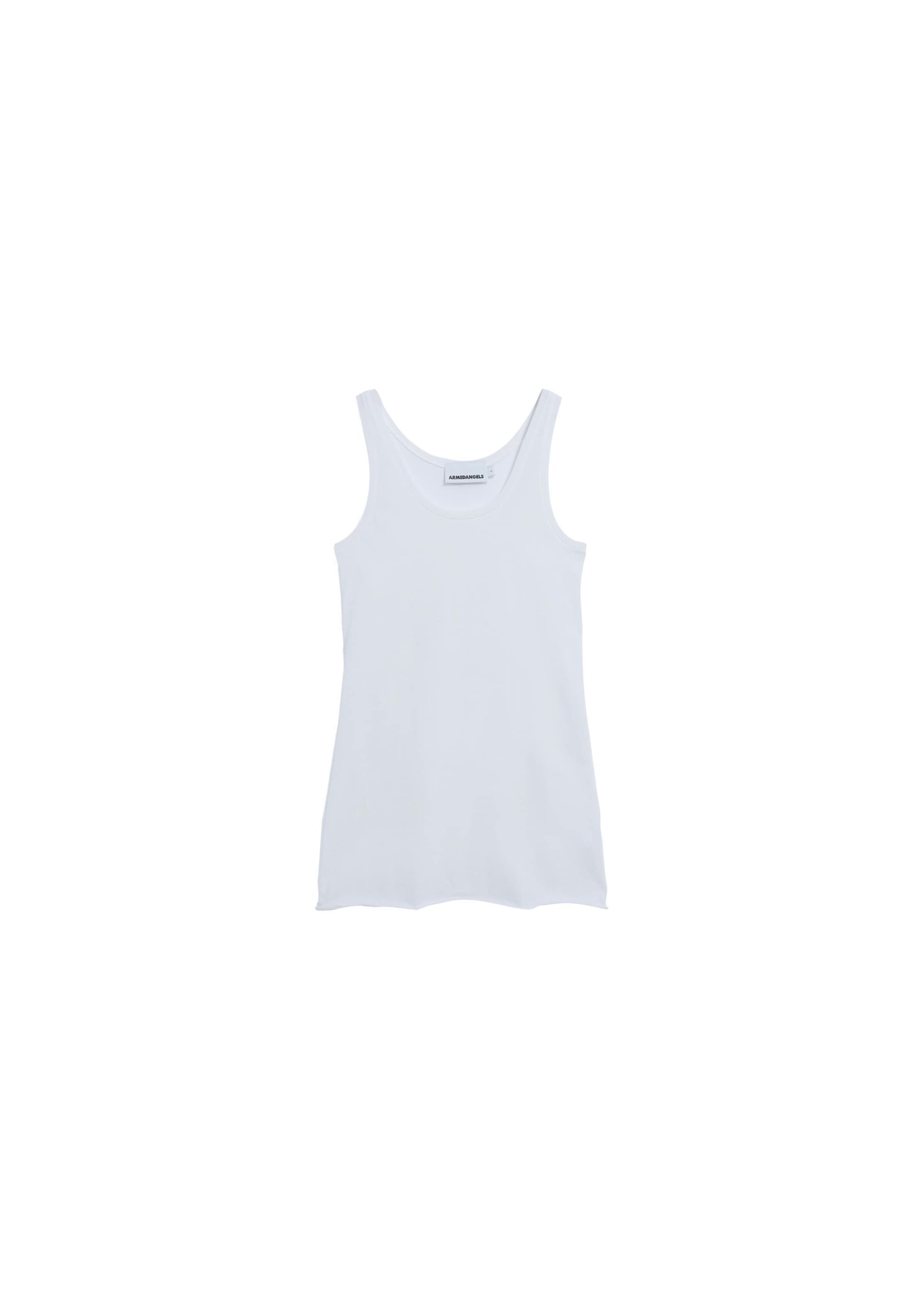 ARMEDANGELS Top in Wit: voorkant