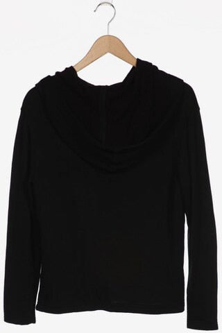 hessnatur Sweatshirt & Zip-Up Hoodie in L in Black
