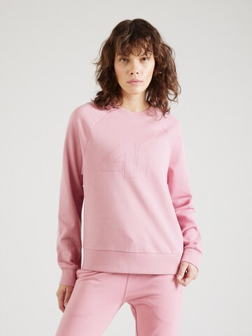 4F Sports sweatshirt in Pink: front