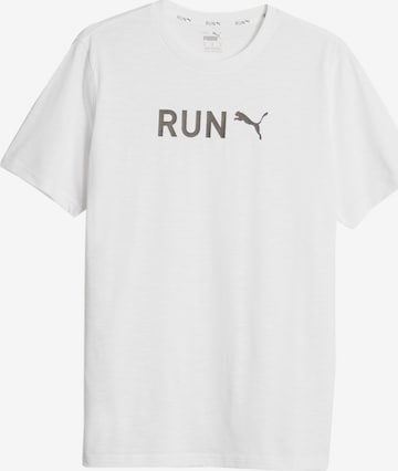 PUMA Performance Shirt in White: front