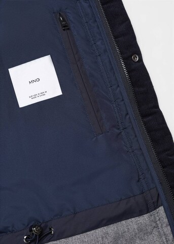 MANGO MAN Winterparka 'Dolipa' in Blau