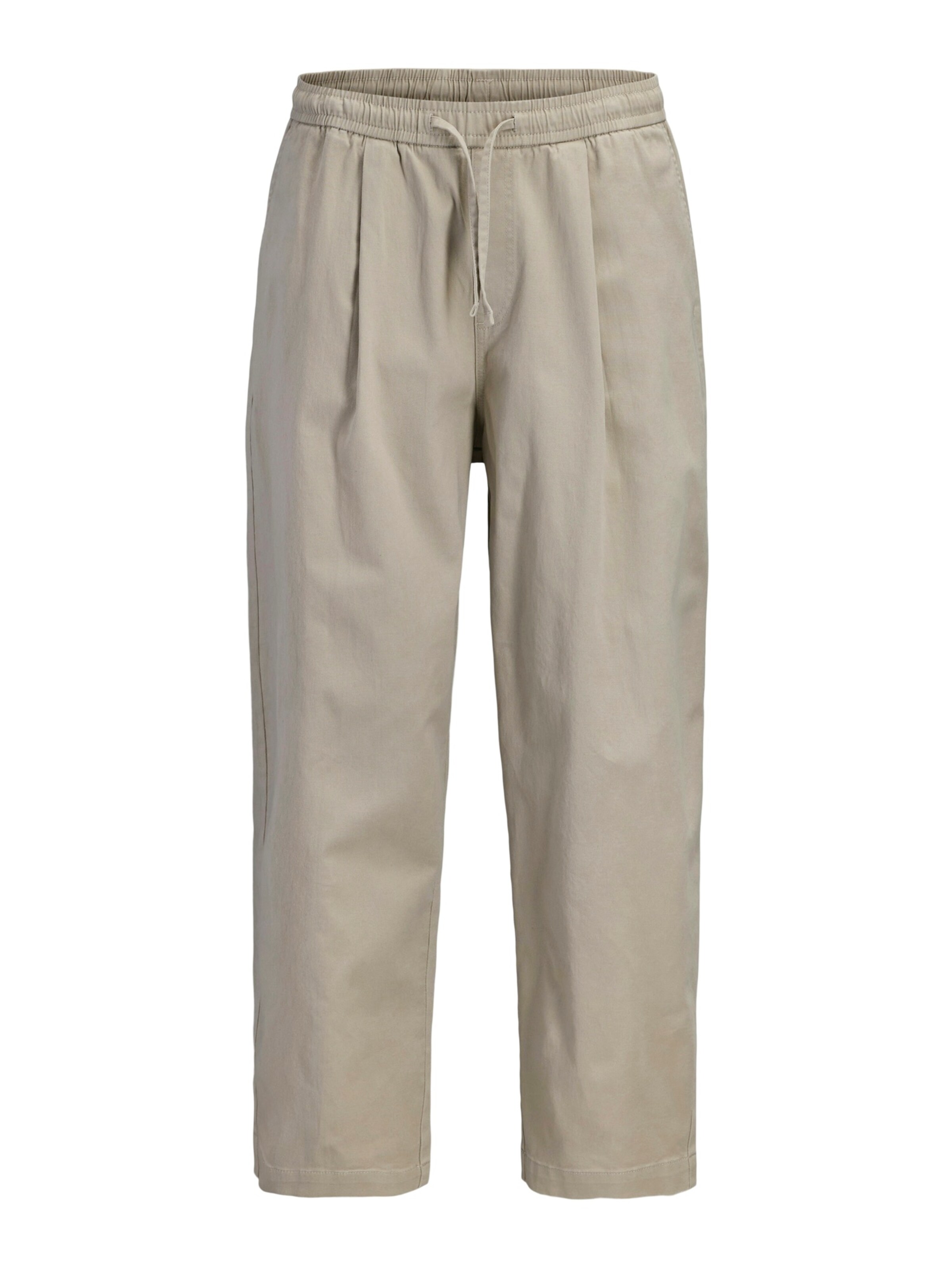 JACK & JONES Baggy Broek 'JPSTEvan Dylan' in Beige: voorkant