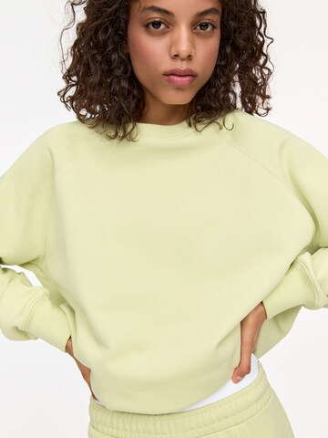 Sweat-shirt Pull&Bear en vert