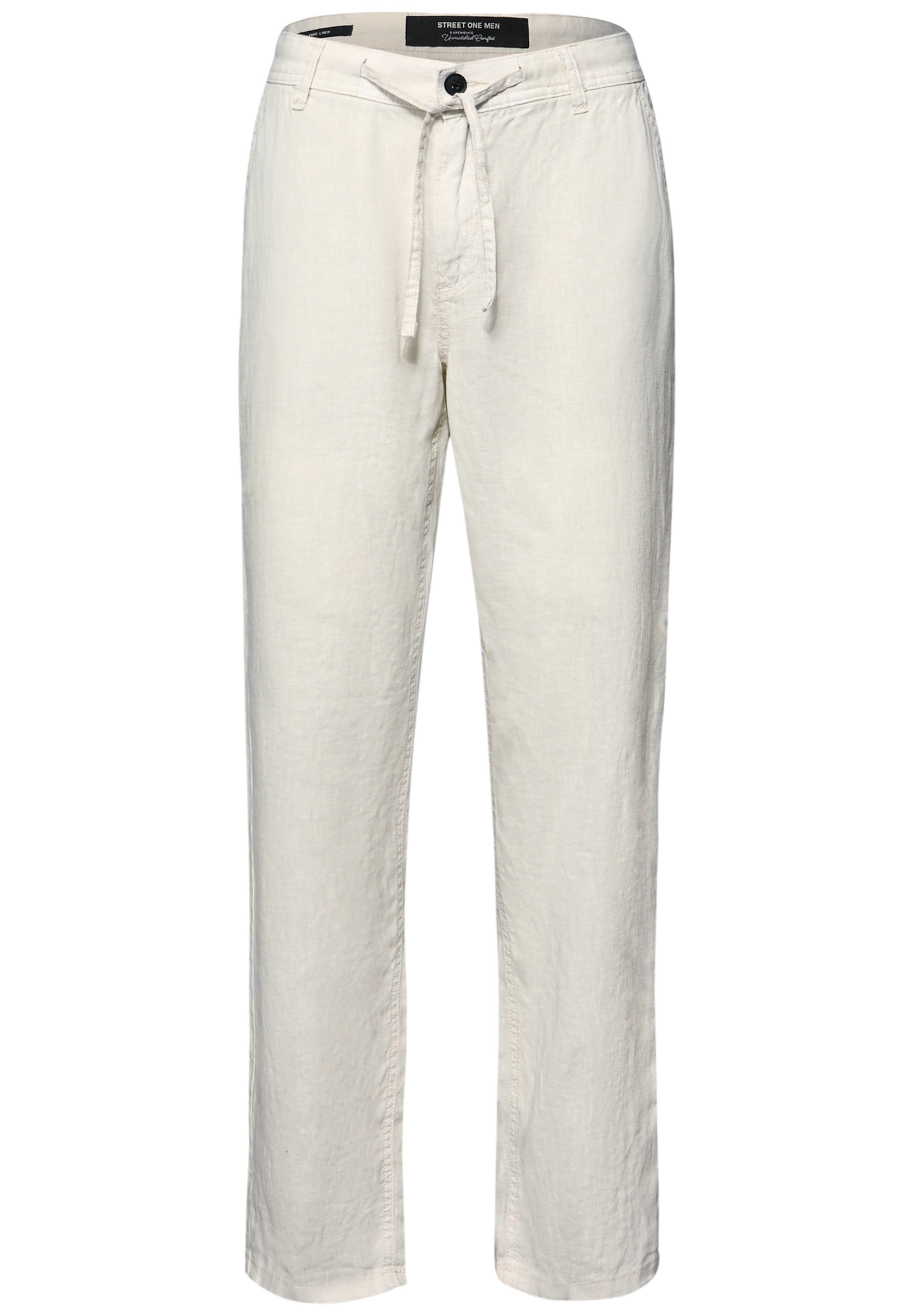 Street One MEN Regular Chinohose in Weiß: Vorderseite