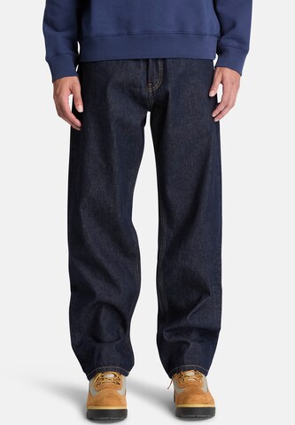 Regular Jeans de la TIMBERLAND pe albastru: față