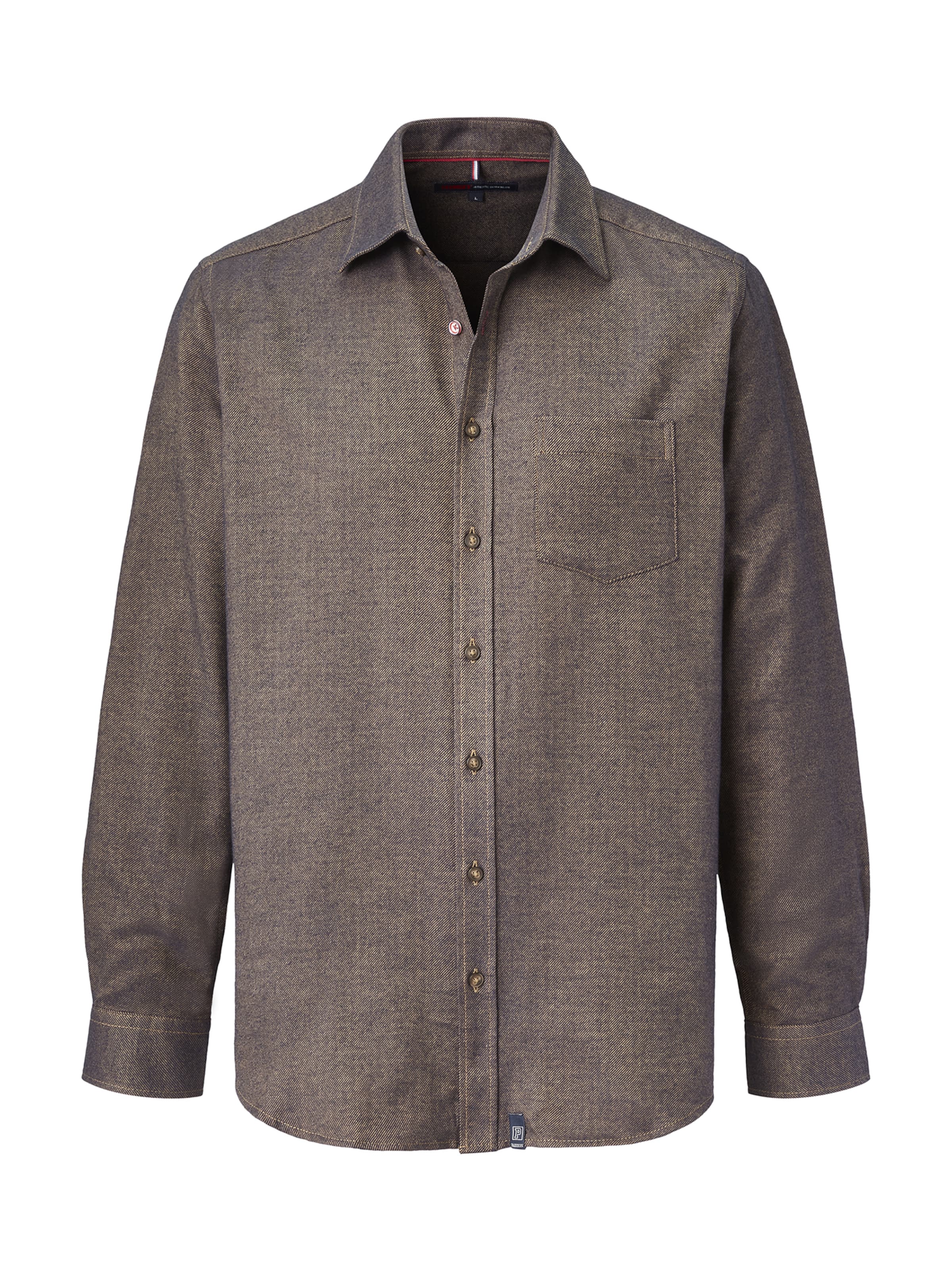 PADDOCKS Hemd in Braun: Vorderseite