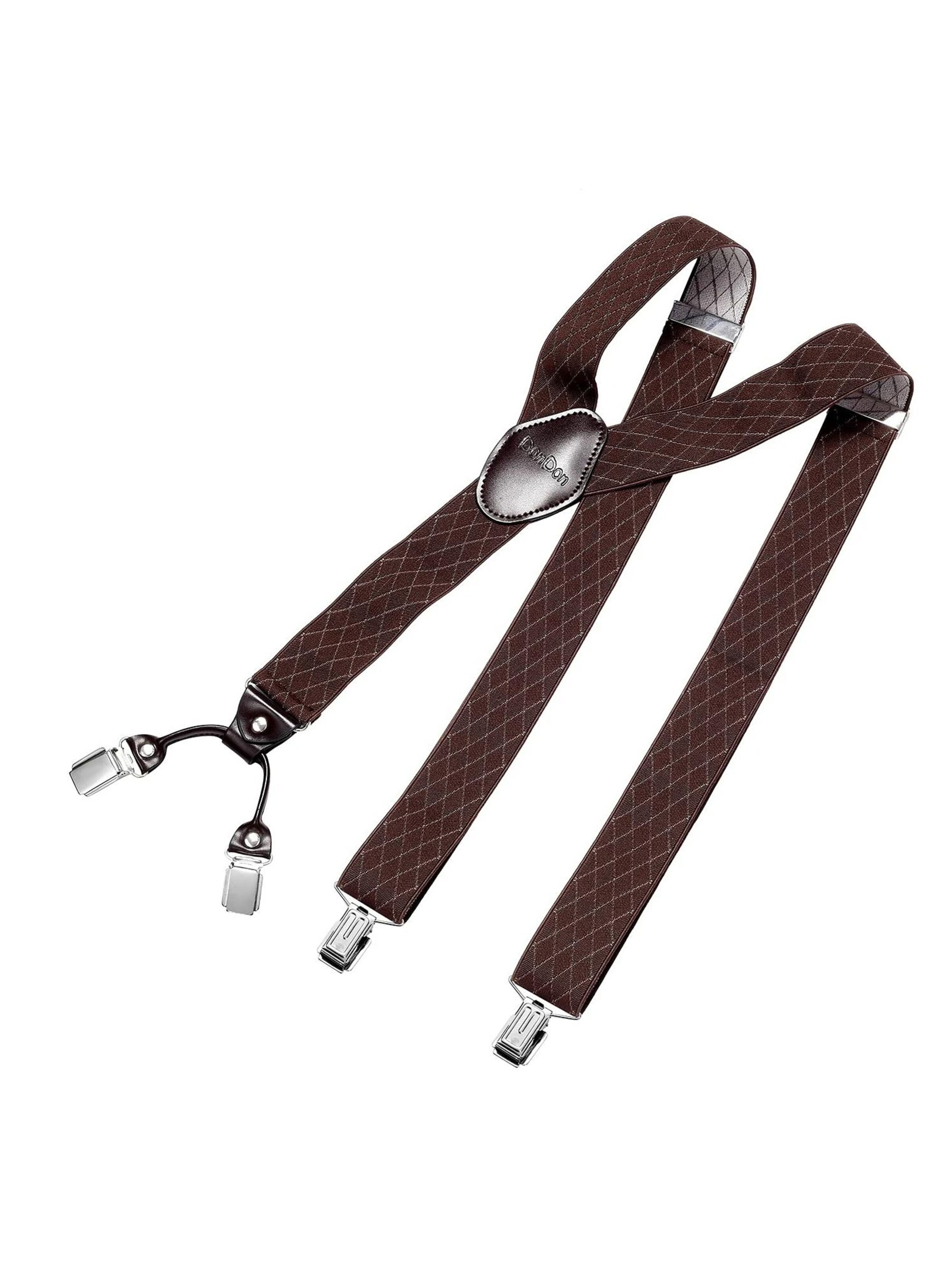 DonDon Suspenders in Brown