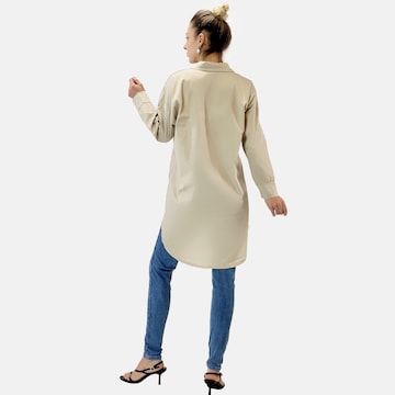 Elara Blusekjole i beige