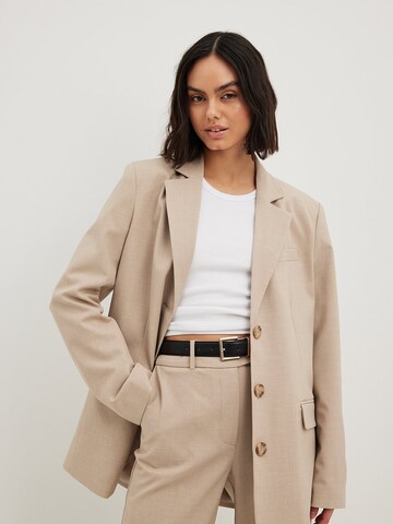 NA-KD Blazer in Beige: Vorderseite