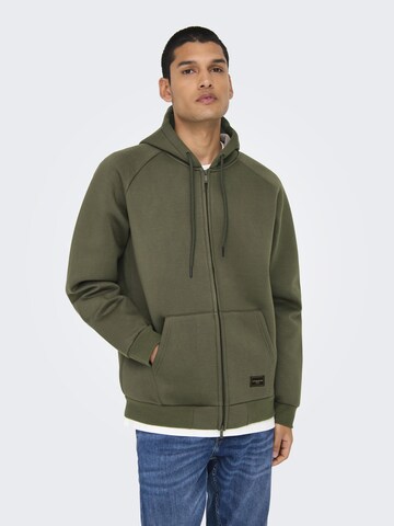 Sweat-shirt Only & Sons en marron