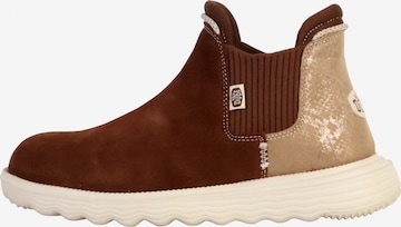 HEY DUDE Ankle Boots in Braun: Vorderseite