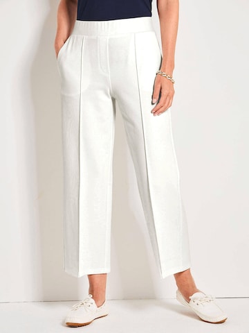 Regular Pantalon Goldner en blanc