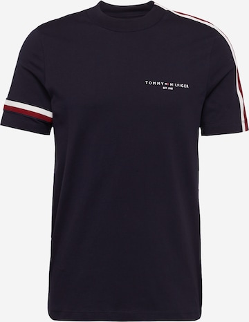 TOMMY HILFIGER Tričko – modrá: přední strana