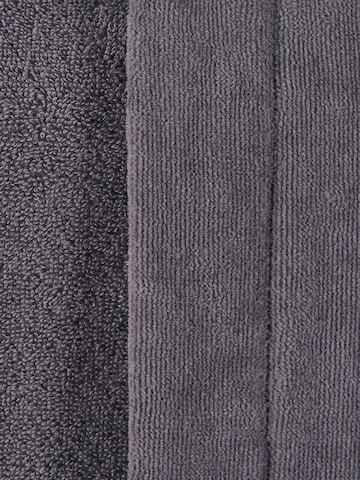 BOSS Home Long Bathrobe 'PLAIN' in Grey